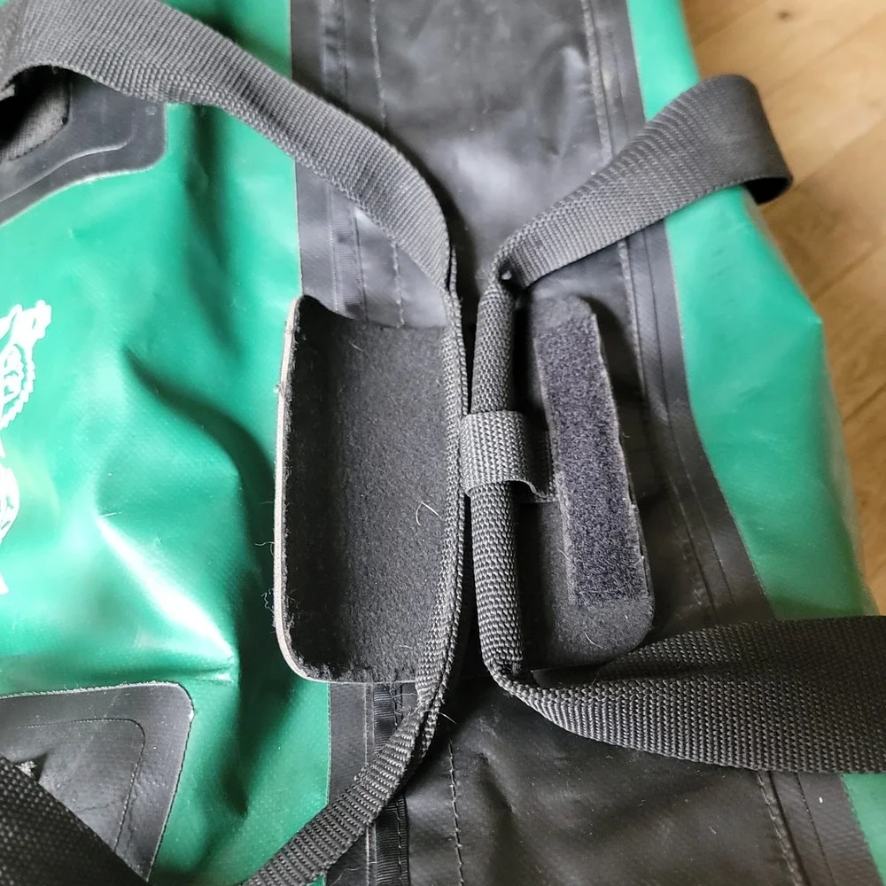 Vintage 90's Alaska North Slope Alpine Spill Response Team Dry Duffel Bag 105L